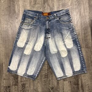 Vintage Y2K Ak:Cess Hip Hop Baggy Skater Jorts Shorts